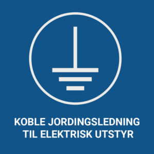 Koble jordingsledning til elektrisk utstyr – ISO 7010
