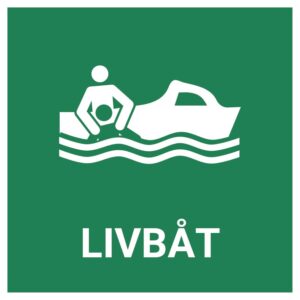 Livbåt – ISO 7010