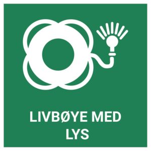 Livbøye med lys – ISO 7010