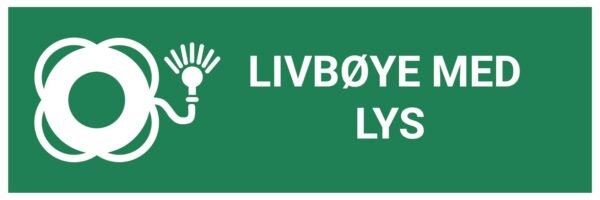 Livbøye med lys – ISO 7010 - Bilde 2