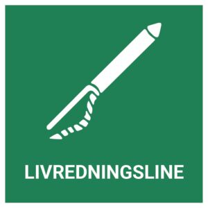 Livredningsline – ISO 7010