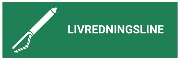 Livredningsline – ISO 7010 - Bilde 2