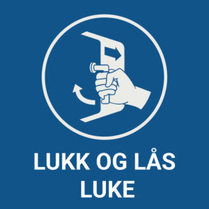 Lukk og lås luke – ISO 7010