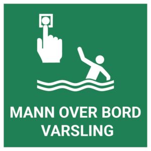 Mann-over-bord varsling – ISO 7010