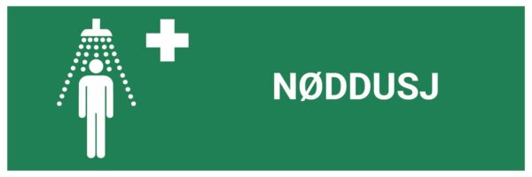 Nøddusj – ISO 7010 - Bilde 2