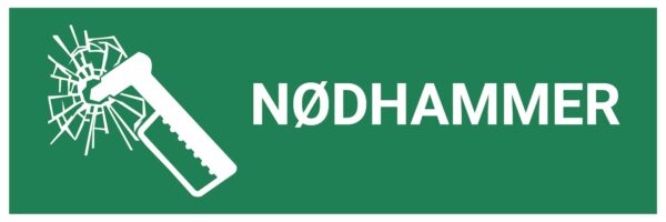Nødhammer – ISO 7010 - Bilde 2