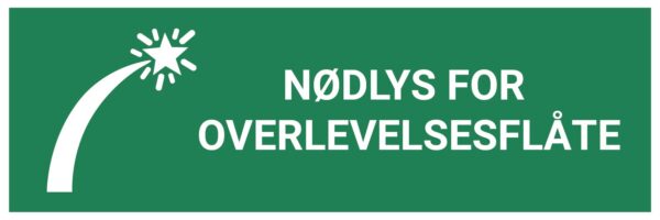 Nødlys for overlevelsesflåte – ISO 7010 - Bilde 2