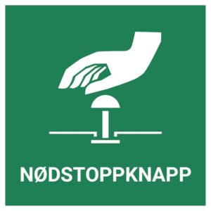 Nødstoppknapp – ISO 7010
