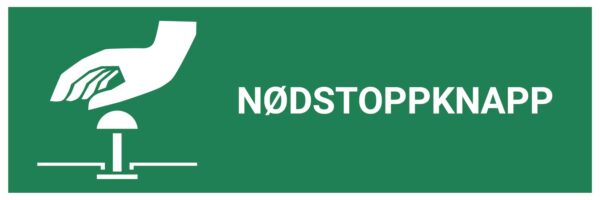 Nødstoppknapp – ISO 7010 - Bilde 2