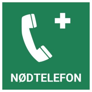 Nødtelefon – ISO 7010