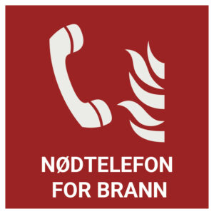Nødtelefon for brann – ISO 7010