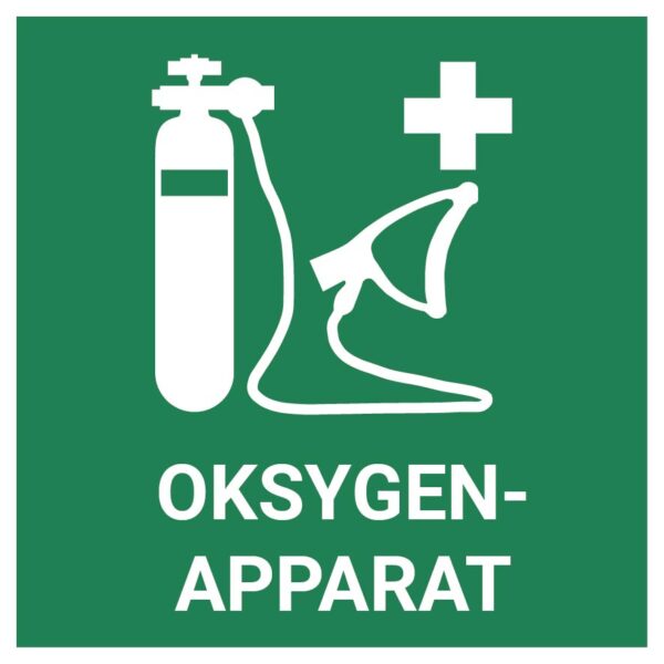 Oksygenapparat – ISO 7010
