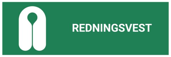 Redningsvest – ISO 7010 - Bilde 2