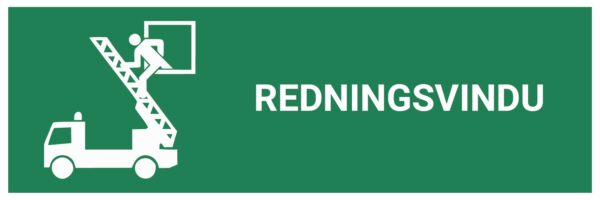 Redningsvindu – ISO 7010 - Bilde 2
