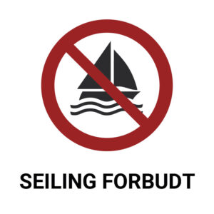 Seiling forbudt – ISO 7010