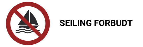 Seiling forbudt – ISO 7010 - Bilde 2