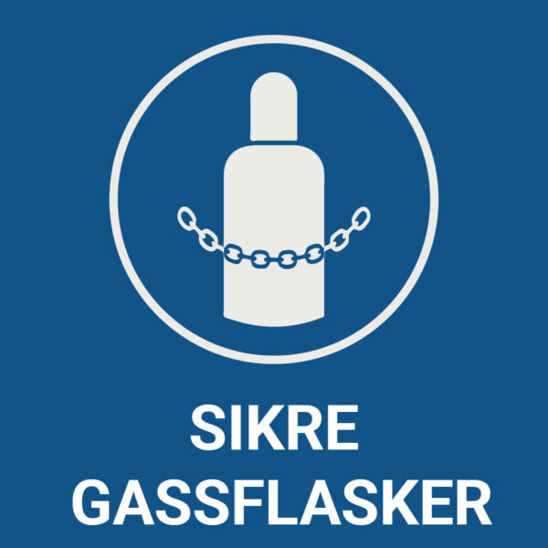 Sikre gassflasker – ISO 7010