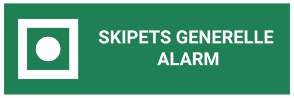Skipets generelle alarm – ISO 7010 - Bilde 2