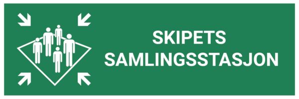 Skipets samlingsstasjon – ISO 7010 - Bilde 2