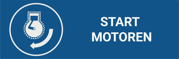 Start motoren – ISO 7010 - Bilde 2