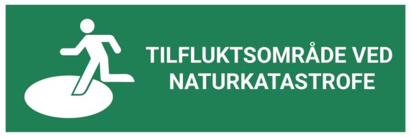 Tilfluktsområde ved naturkatastrofe – ISO 7010 - Bilde 2