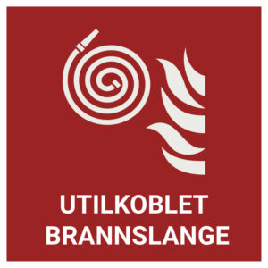 Utilkoblet brannslange – ISO 7010