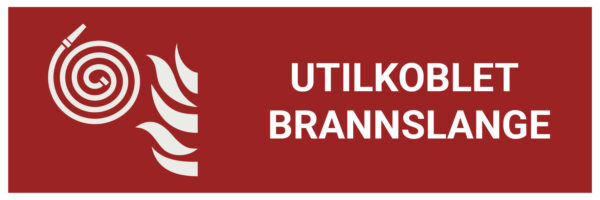Utilkoblet brannslange – ISO 7010 - Bilde 2