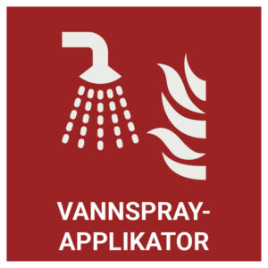 Vannspray-applikator – ISO 7010