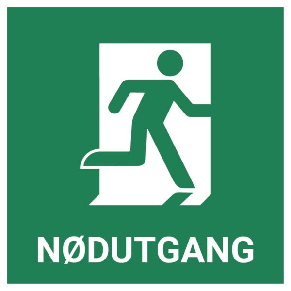 Nødutgang høyre – ISO 7010