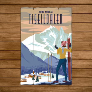 Retro hytteplakat - design 3