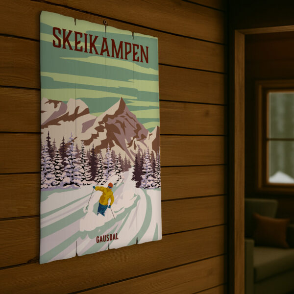 Retro hytteplakat - design 4 - Bilde 2